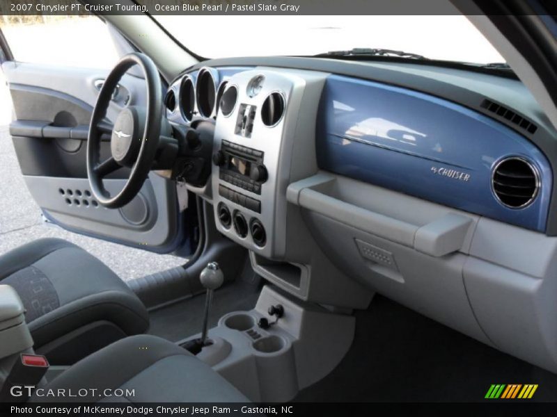 Ocean Blue Pearl / Pastel Slate Gray 2007 Chrysler PT Cruiser Touring