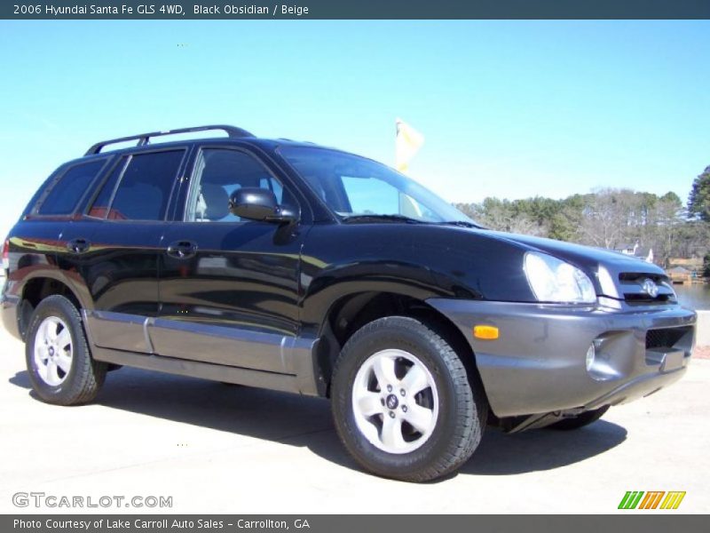 Black Obsidian / Beige 2006 Hyundai Santa Fe GLS 4WD