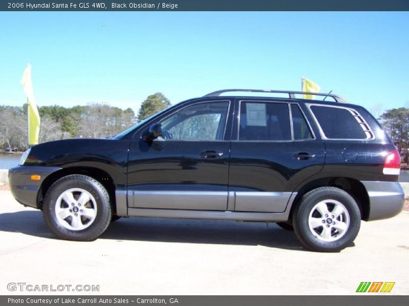 Black Obsidian / Beige 2006 Hyundai Santa Fe GLS 4WD