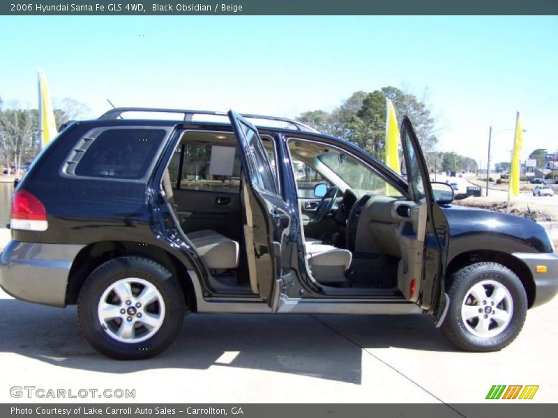 Black Obsidian / Beige 2006 Hyundai Santa Fe GLS 4WD