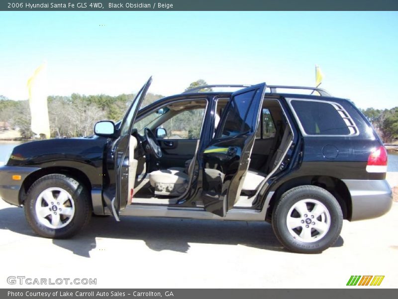 Black Obsidian / Beige 2006 Hyundai Santa Fe GLS 4WD
