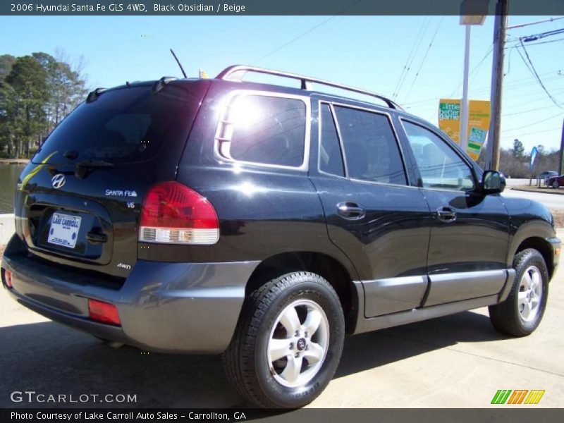 Black Obsidian / Beige 2006 Hyundai Santa Fe GLS 4WD