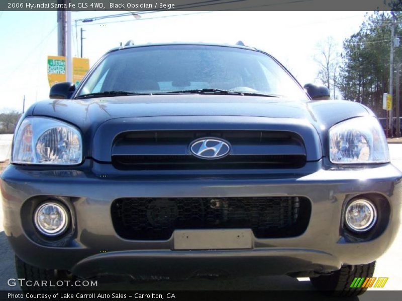 Black Obsidian / Beige 2006 Hyundai Santa Fe GLS 4WD
