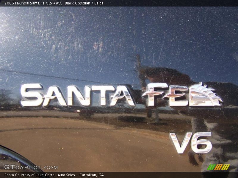 Black Obsidian / Beige 2006 Hyundai Santa Fe GLS 4WD