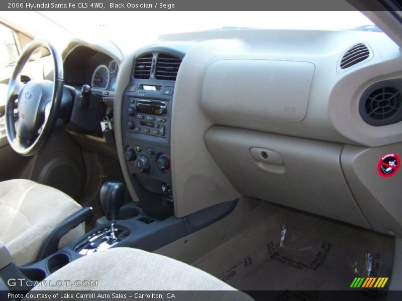 Black Obsidian / Beige 2006 Hyundai Santa Fe GLS 4WD