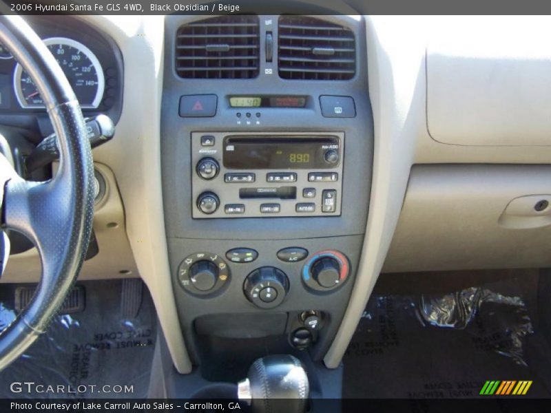 Black Obsidian / Beige 2006 Hyundai Santa Fe GLS 4WD