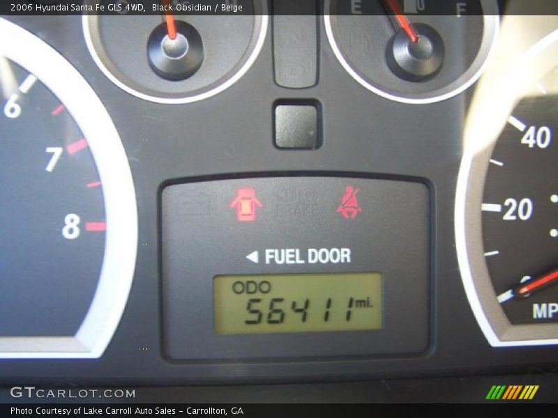 Black Obsidian / Beige 2006 Hyundai Santa Fe GLS 4WD