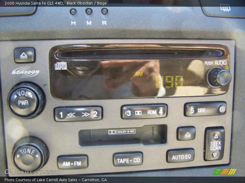 Black Obsidian / Beige 2006 Hyundai Santa Fe GLS 4WD