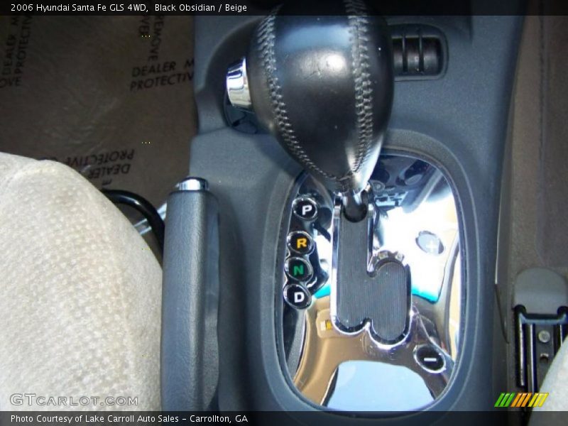 Black Obsidian / Beige 2006 Hyundai Santa Fe GLS 4WD