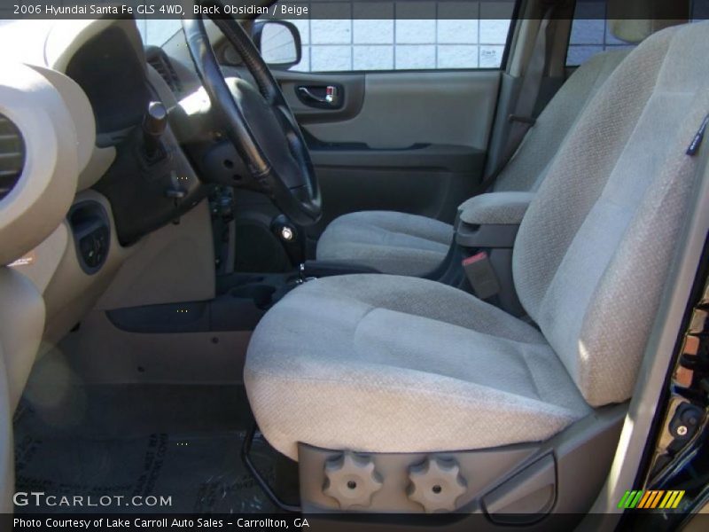 Black Obsidian / Beige 2006 Hyundai Santa Fe GLS 4WD