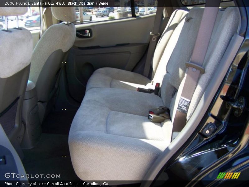 Black Obsidian / Beige 2006 Hyundai Santa Fe GLS 4WD