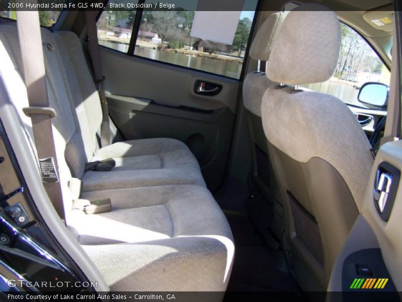Black Obsidian / Beige 2006 Hyundai Santa Fe GLS 4WD