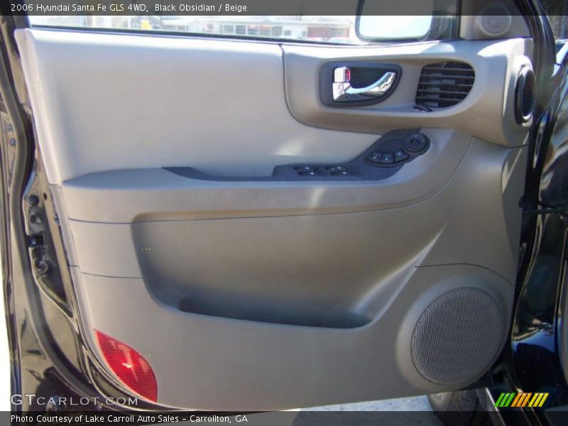 Black Obsidian / Beige 2006 Hyundai Santa Fe GLS 4WD