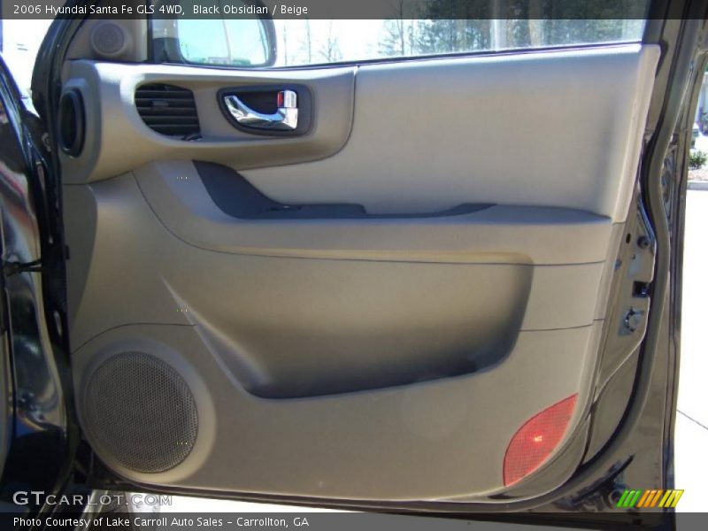 Black Obsidian / Beige 2006 Hyundai Santa Fe GLS 4WD
