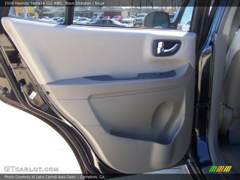 Black Obsidian / Beige 2006 Hyundai Santa Fe GLS 4WD