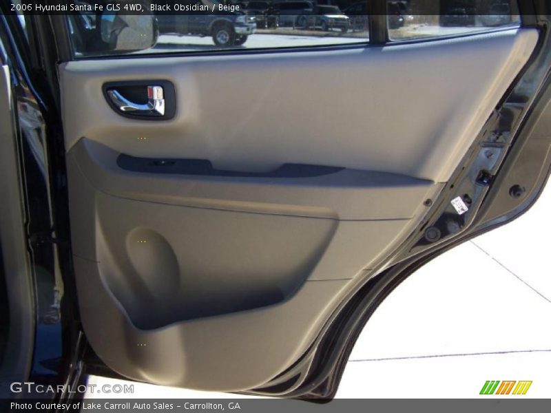 Black Obsidian / Beige 2006 Hyundai Santa Fe GLS 4WD