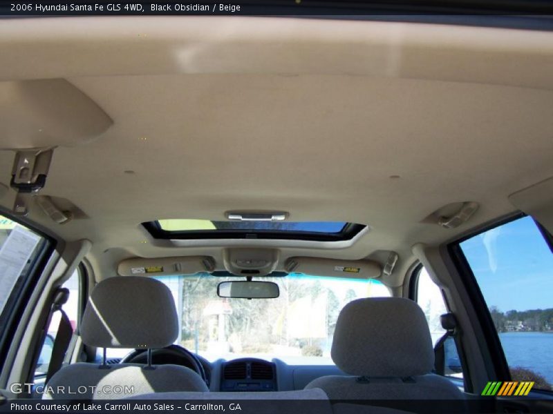 Black Obsidian / Beige 2006 Hyundai Santa Fe GLS 4WD
