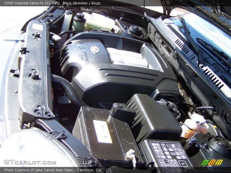 Black Obsidian / Beige 2006 Hyundai Santa Fe GLS 4WD