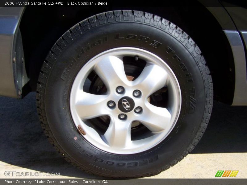 Black Obsidian / Beige 2006 Hyundai Santa Fe GLS 4WD