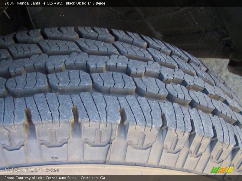 Black Obsidian / Beige 2006 Hyundai Santa Fe GLS 4WD