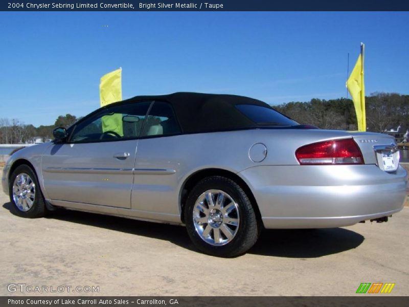 Bright Silver Metallic / Taupe 2004 Chrysler Sebring Limited Convertible