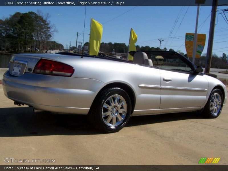 Bright Silver Metallic / Taupe 2004 Chrysler Sebring Limited Convertible