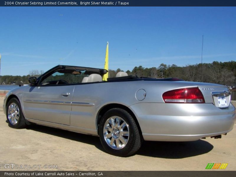 Bright Silver Metallic / Taupe 2004 Chrysler Sebring Limited Convertible