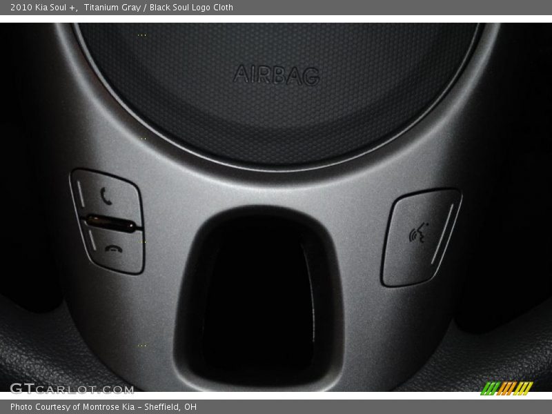 Titanium Gray / Black Soul Logo Cloth 2010 Kia Soul +