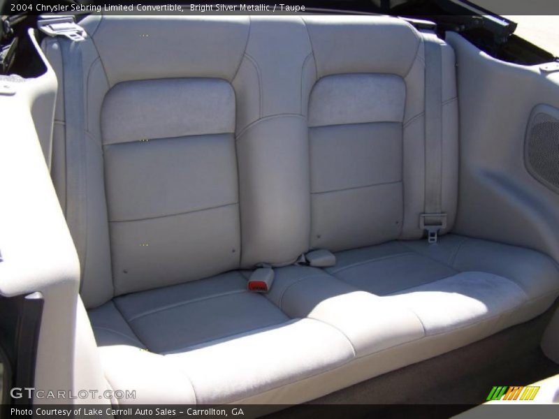 Bright Silver Metallic / Taupe 2004 Chrysler Sebring Limited Convertible