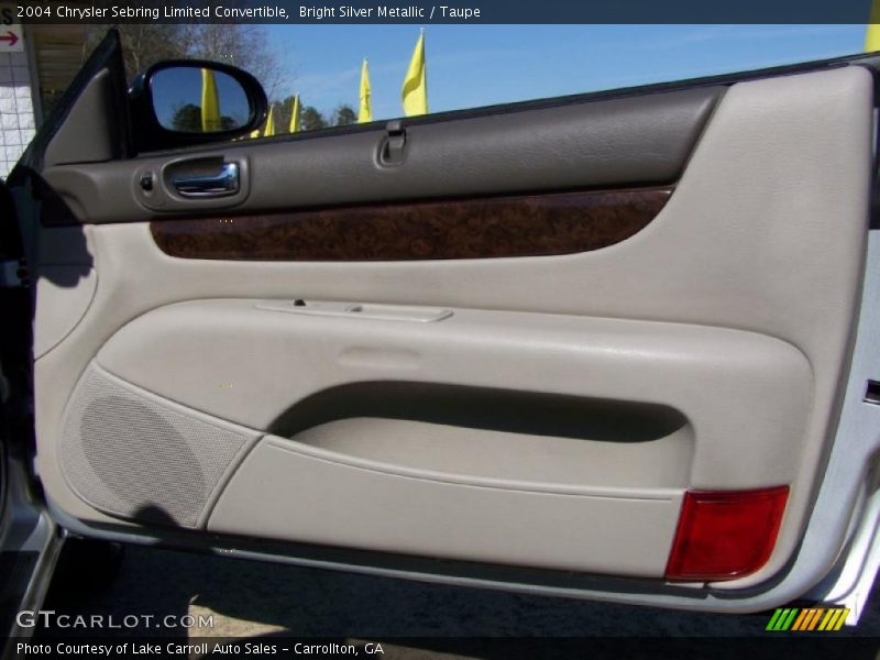 Bright Silver Metallic / Taupe 2004 Chrysler Sebring Limited Convertible