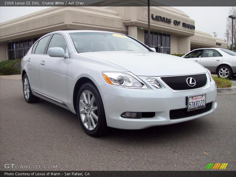 Crystal White / Ash Gray 2006 Lexus GS 300
