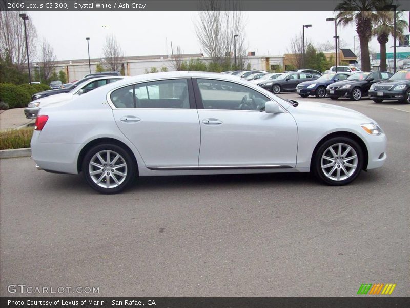 Crystal White / Ash Gray 2006 Lexus GS 300