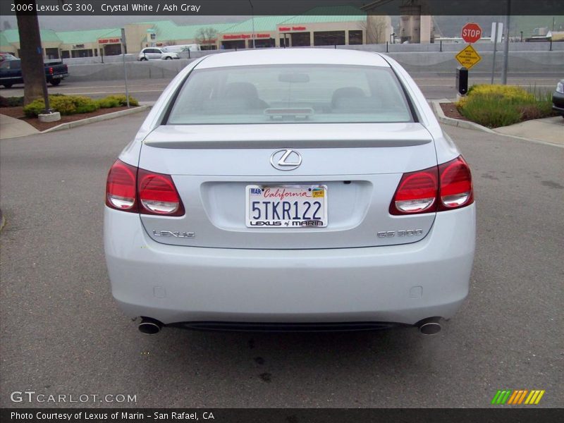 Crystal White / Ash Gray 2006 Lexus GS 300