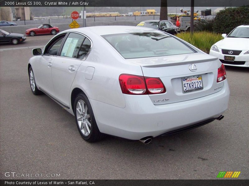 Crystal White / Ash Gray 2006 Lexus GS 300