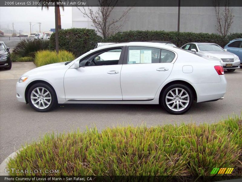 Crystal White / Ash Gray 2006 Lexus GS 300