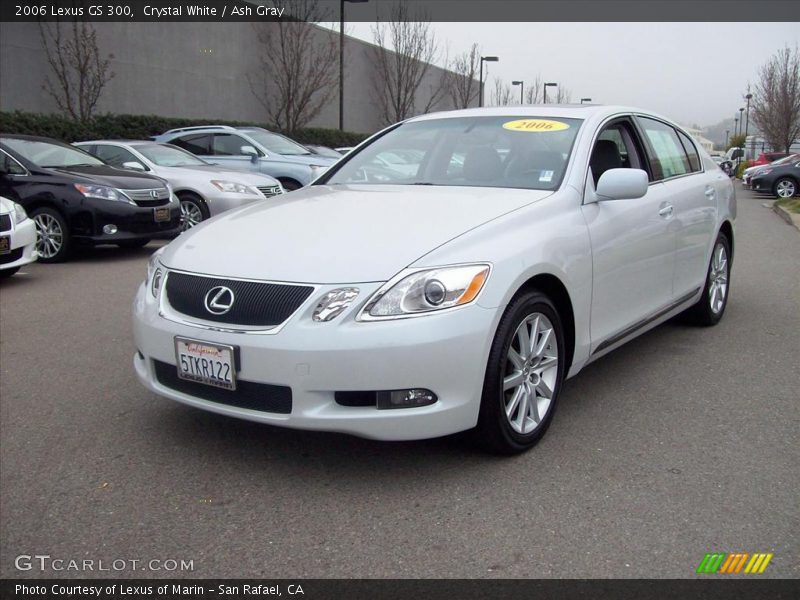 Crystal White / Ash Gray 2006 Lexus GS 300