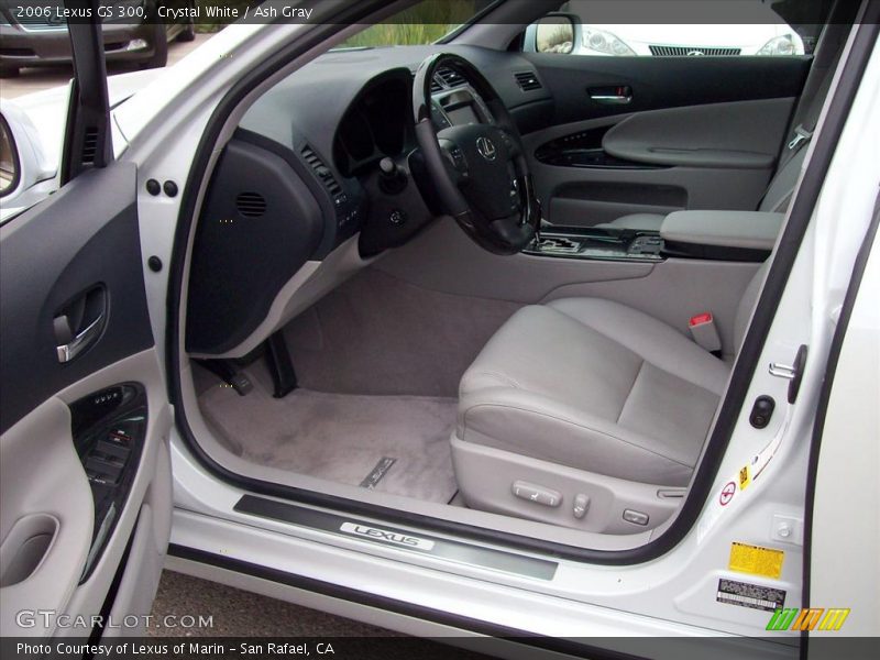 Crystal White / Ash Gray 2006 Lexus GS 300