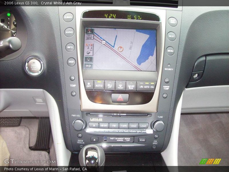 Crystal White / Ash Gray 2006 Lexus GS 300