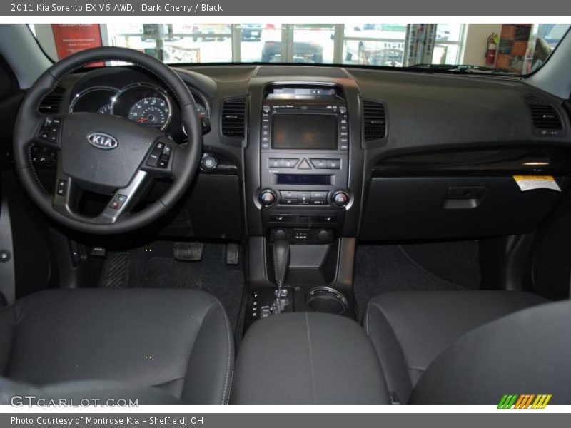 Dark Cherry / Black 2011 Kia Sorento EX V6 AWD