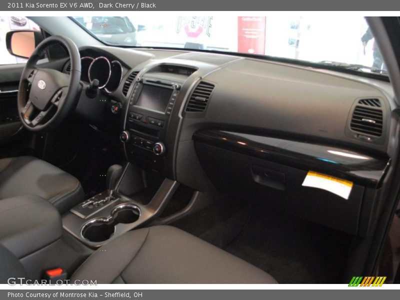 Dark Cherry / Black 2011 Kia Sorento EX V6 AWD