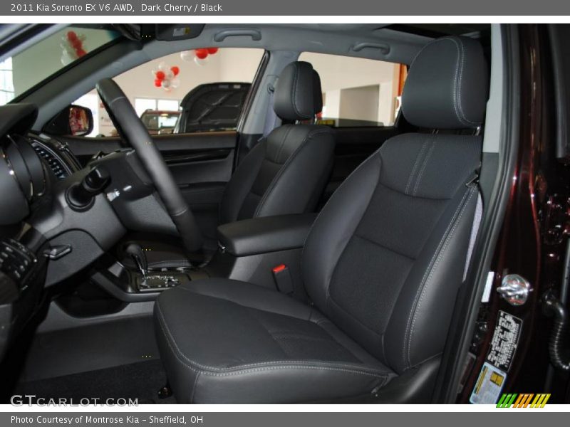 Dark Cherry / Black 2011 Kia Sorento EX V6 AWD