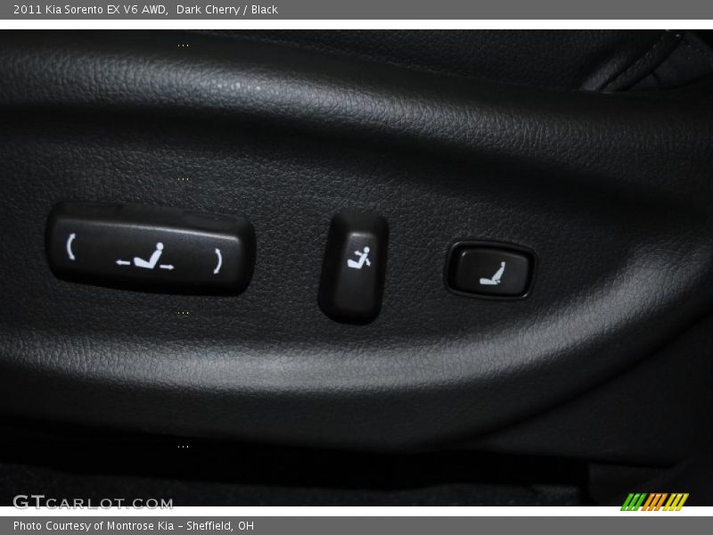 Dark Cherry / Black 2011 Kia Sorento EX V6 AWD