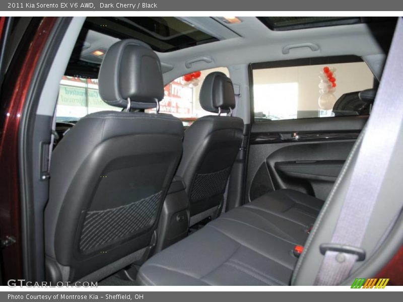 Dark Cherry / Black 2011 Kia Sorento EX V6 AWD