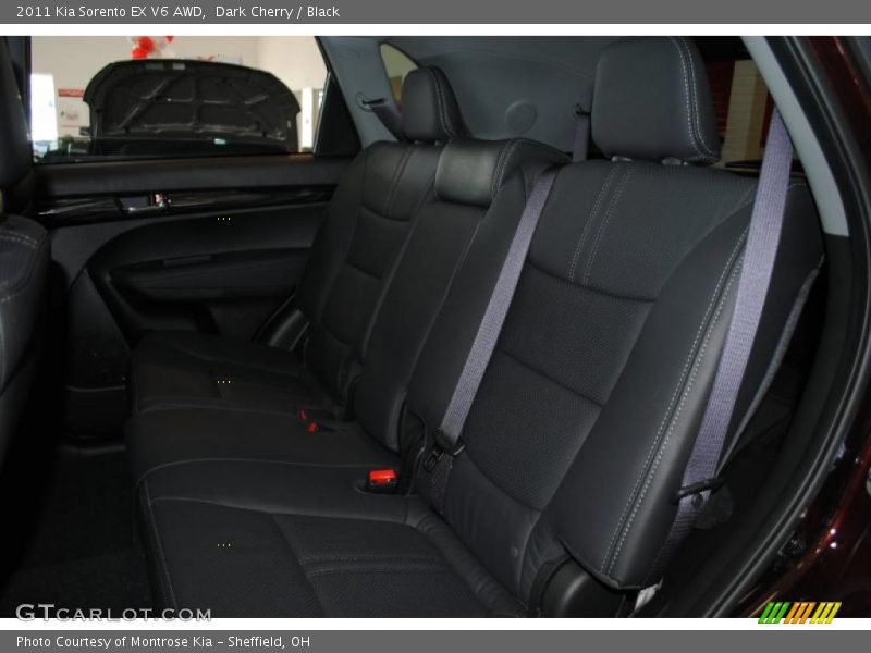 Dark Cherry / Black 2011 Kia Sorento EX V6 AWD