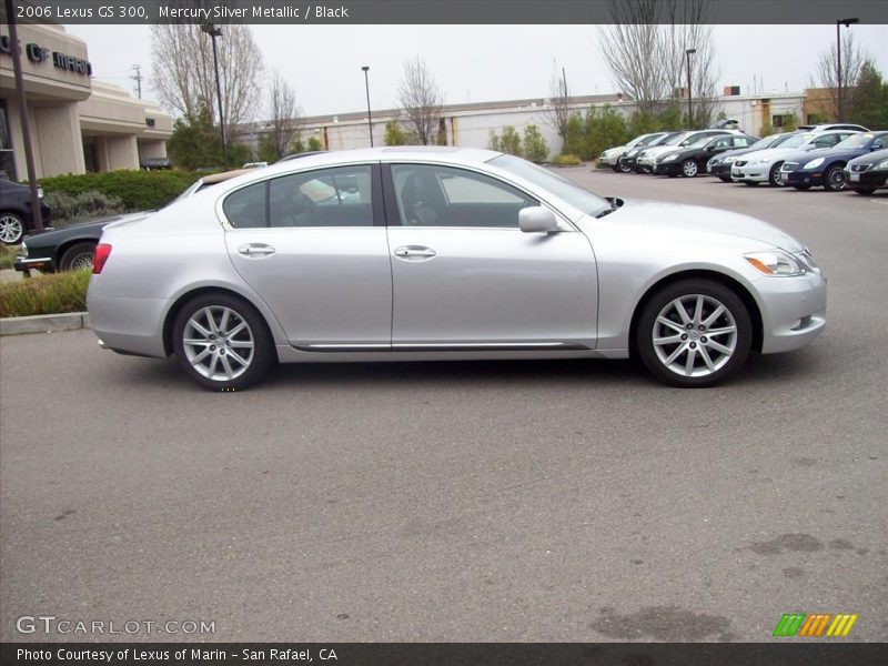 Mercury Silver Metallic / Black 2006 Lexus GS 300