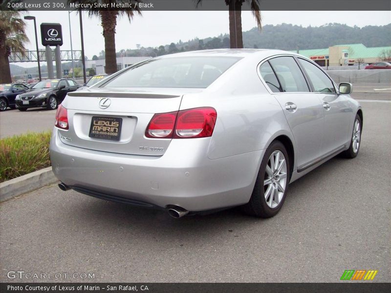 Mercury Silver Metallic / Black 2006 Lexus GS 300