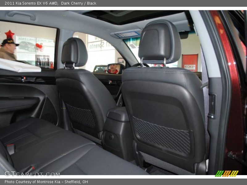 Dark Cherry / Black 2011 Kia Sorento EX V6 AWD
