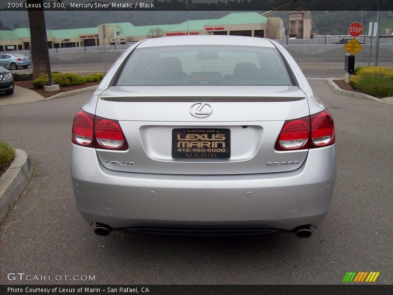 Mercury Silver Metallic / Black 2006 Lexus GS 300