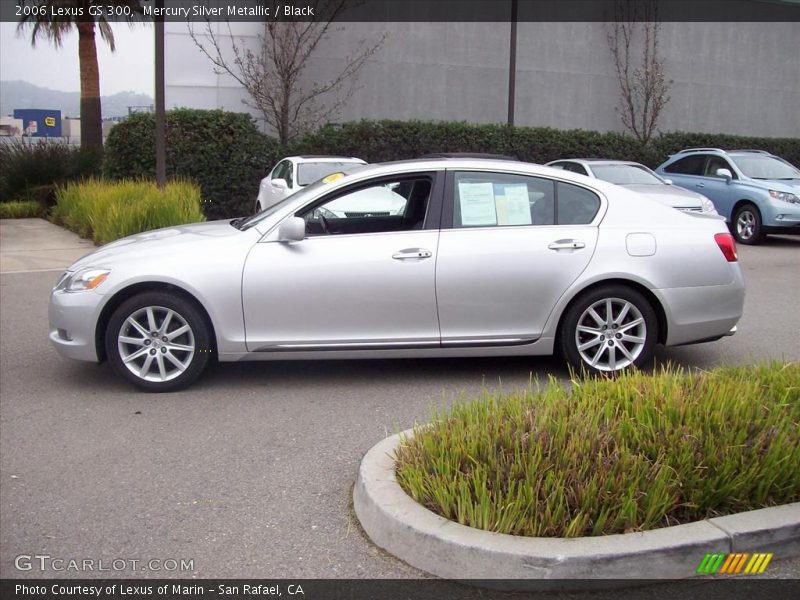 Mercury Silver Metallic / Black 2006 Lexus GS 300