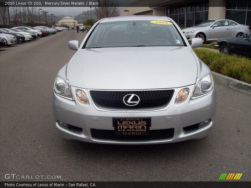 Mercury Silver Metallic / Black 2006 Lexus GS 300